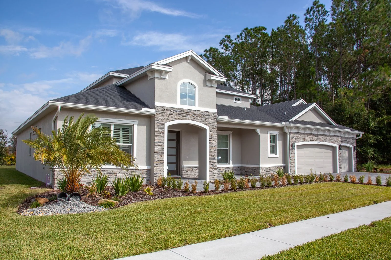 Modern suburban family home